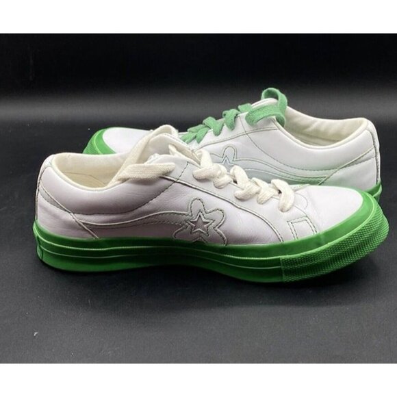 Converse Golf Le Fleur x One Star Ox Kelly Green Men’s 6.5 Women 8.5 - Picture 4 of 12